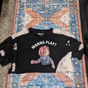 Chucky cut off t shirt/crop top